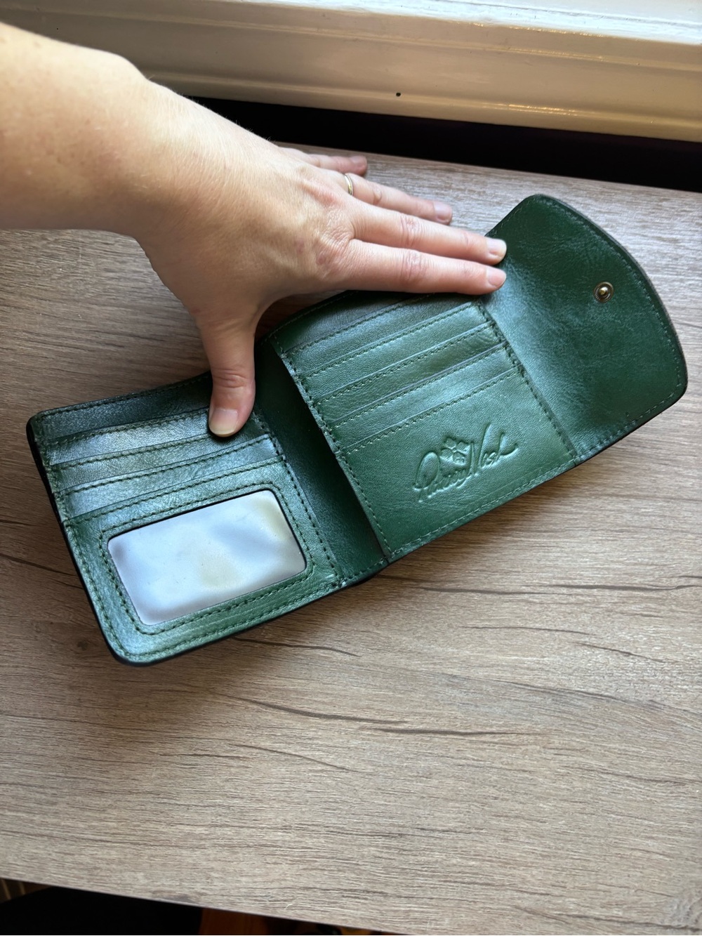 Patricia Nash Green Leather Wallet - Picture 3 of 4